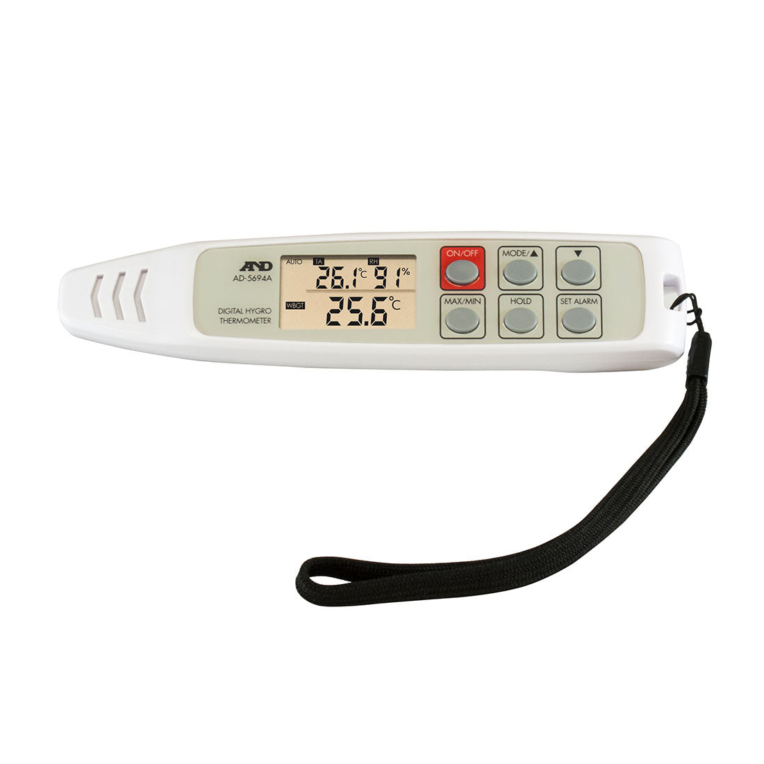 携帯形 熱中症指数計 / 熱中症指数モニター・温湿度計 AD-5694A