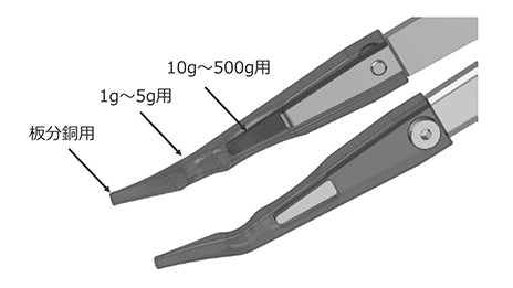 分銅操作専用ピンセット AX-TWEEZERS-25 / AD-1689